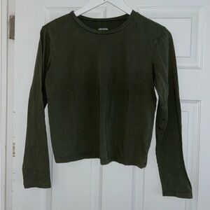Wild Fable Olive Green Long Sleeve Tee